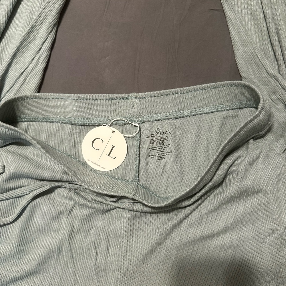 Caden Lane Sage Waffle Knit PJ Pants